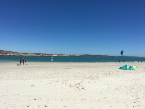 Kitespot Langebaan Main Beach in Zuid-Afrika