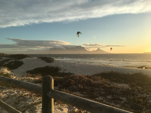 Kitespot in Blouberg Kaapstad