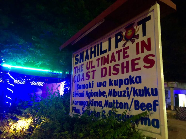 Swahili Pot traditional dishes Diani Beach Kenya