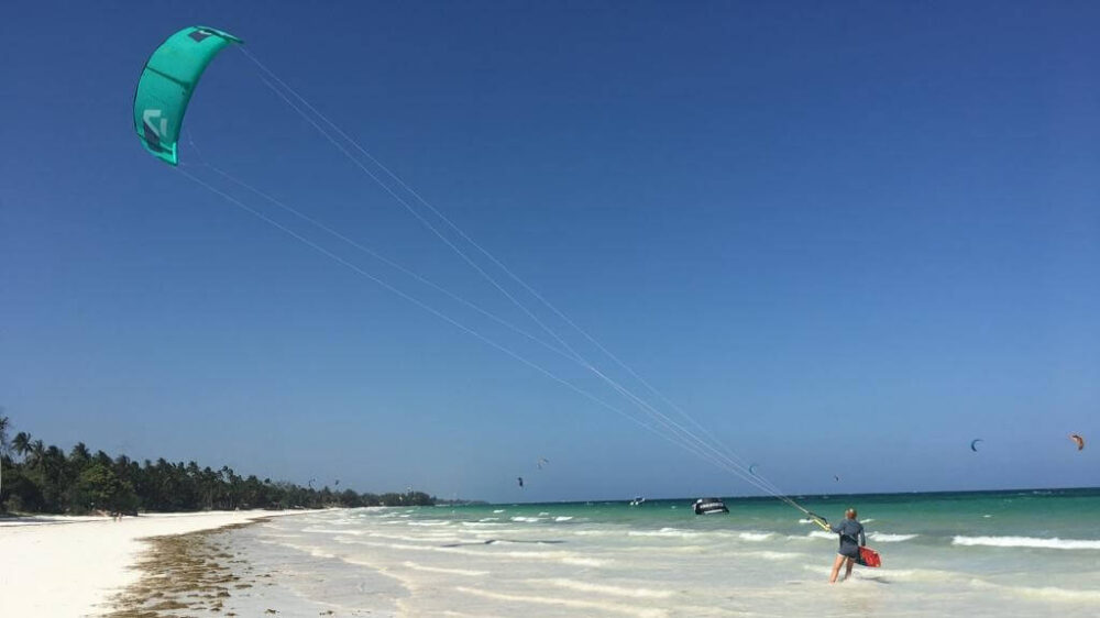 Kitesurfen in Diani Beach Kenia