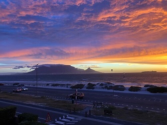Tafelberg zonsondergang Kaapstad