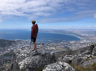 Uitzicht vanaf Tafelberg Kaapstad