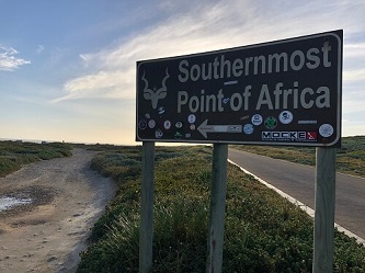 zuidelijkste punt zuid afrika